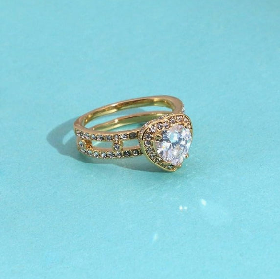 RingHeart Gold Ring (Hers)