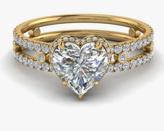 RingHeart Gold Ring (Hers)